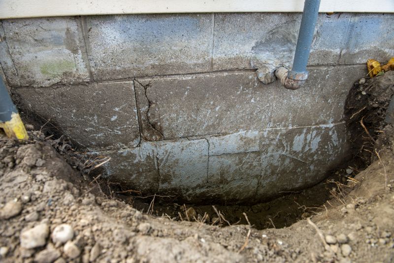 Cracked Foundation Repair detail